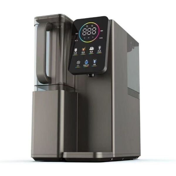 Gray bottleless water dispenser countertop-KHT5 Side