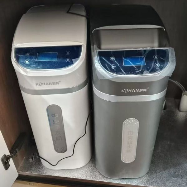 Home-installed central water filtration and central water softening systems