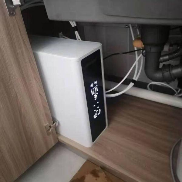 Under-Sink RO System Installation Inside Cabinetry