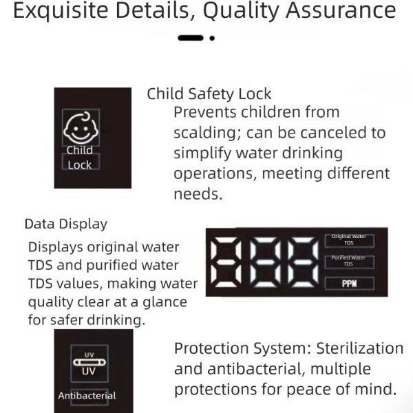 Standing water dispenser-KH06 Electronic Control