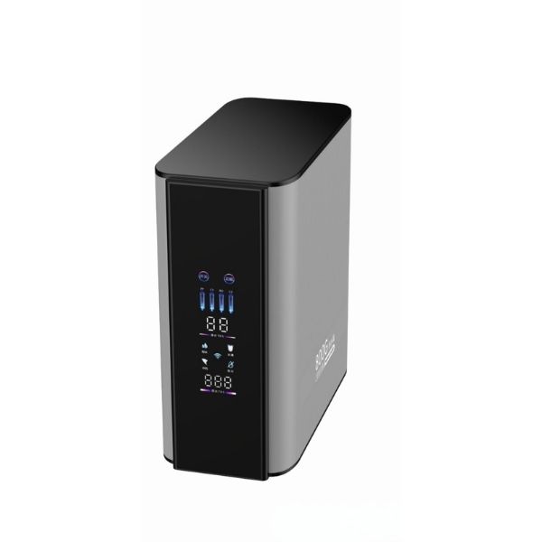 Side View of Gray Under Sink RO Systems-KH01