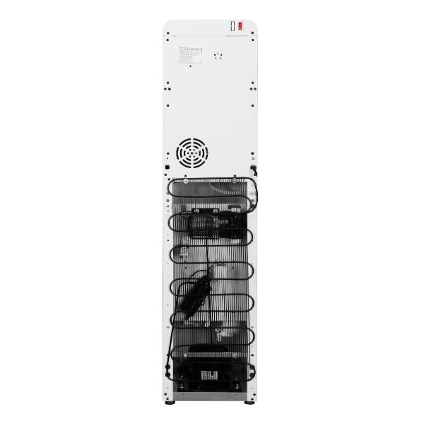 Back of the floor-standing water cooler with filter-KH07