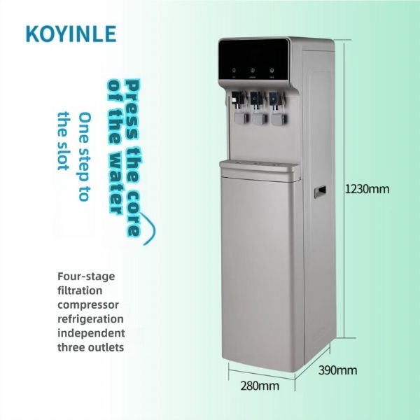 Dimensions of the floor standing water dispenser -KH08