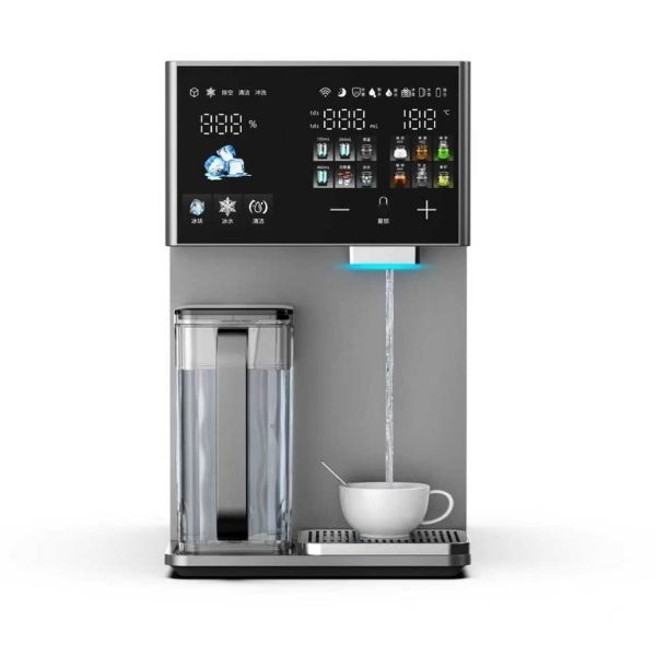 Front of the water dispenser with ice maker-KHT6