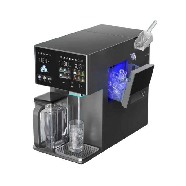 Side of the water dispenser with ice maker-KHT6