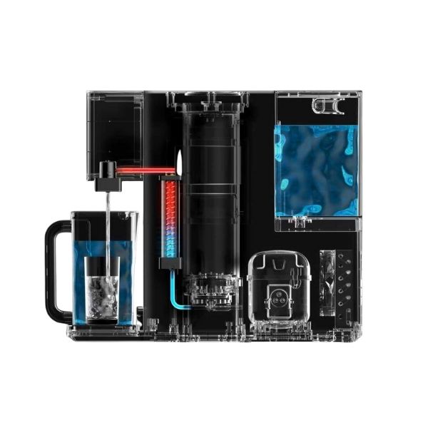 Internal Structure of water dispenser with ice maker-KHT6