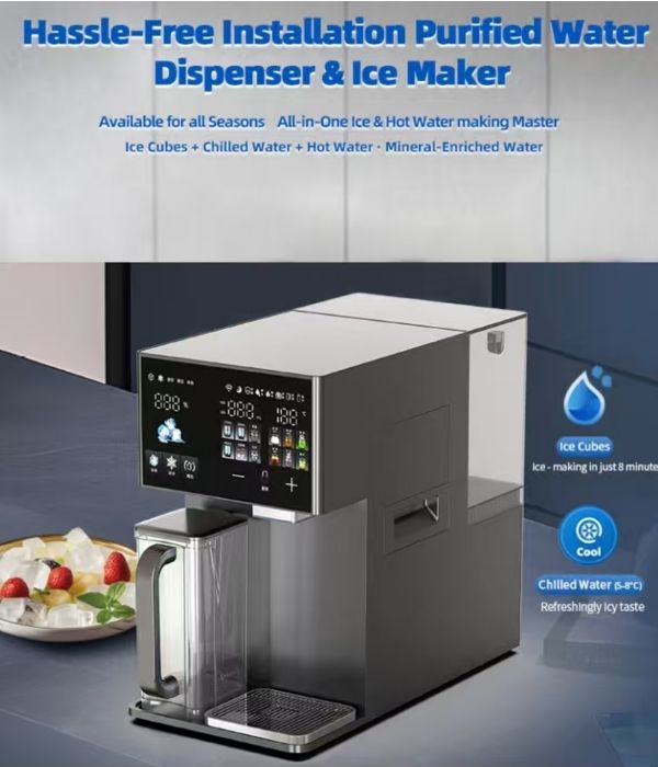 Installation-free water dispenser with ice maker-KHT6