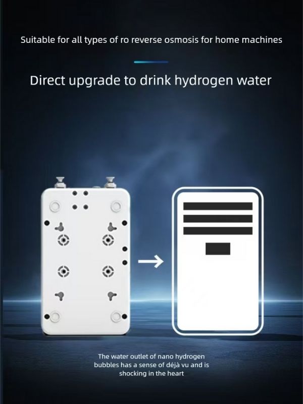 Back of the hydrogen-rich machine