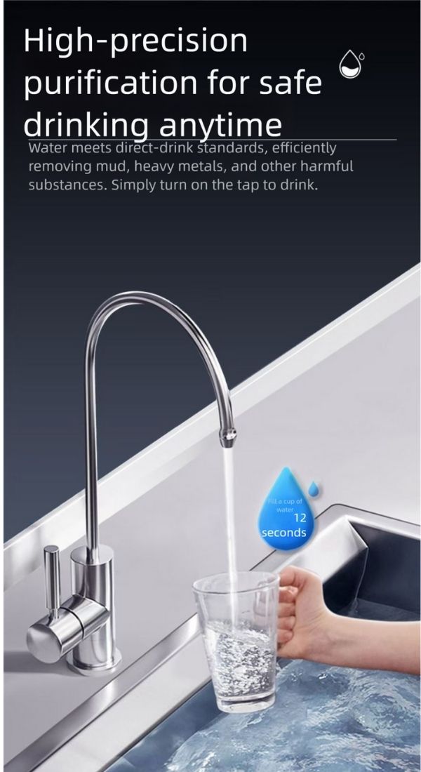 Water outlet diagram of the kitchen under-sink water purifier V3